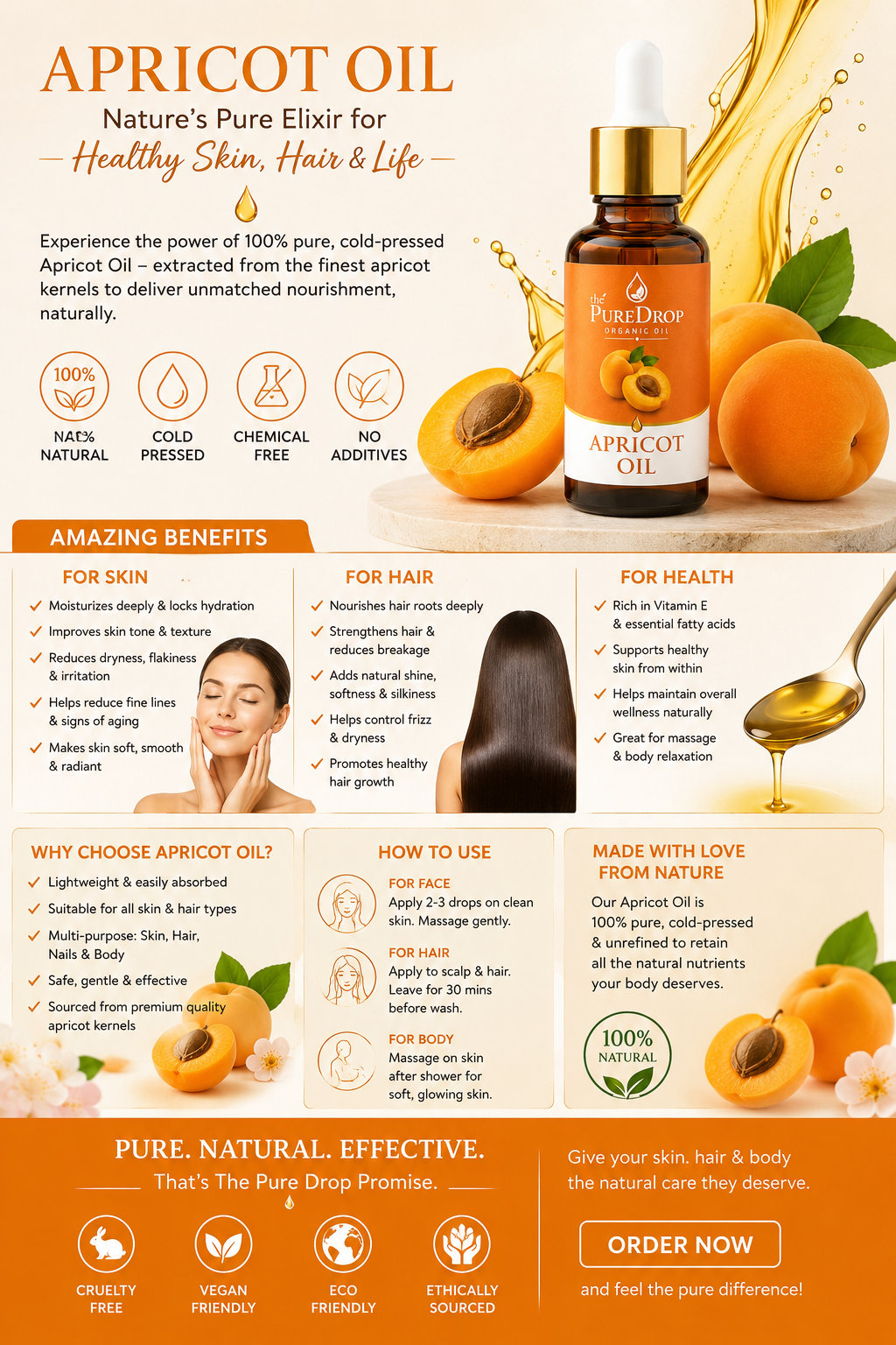 Premium Apricot Oil