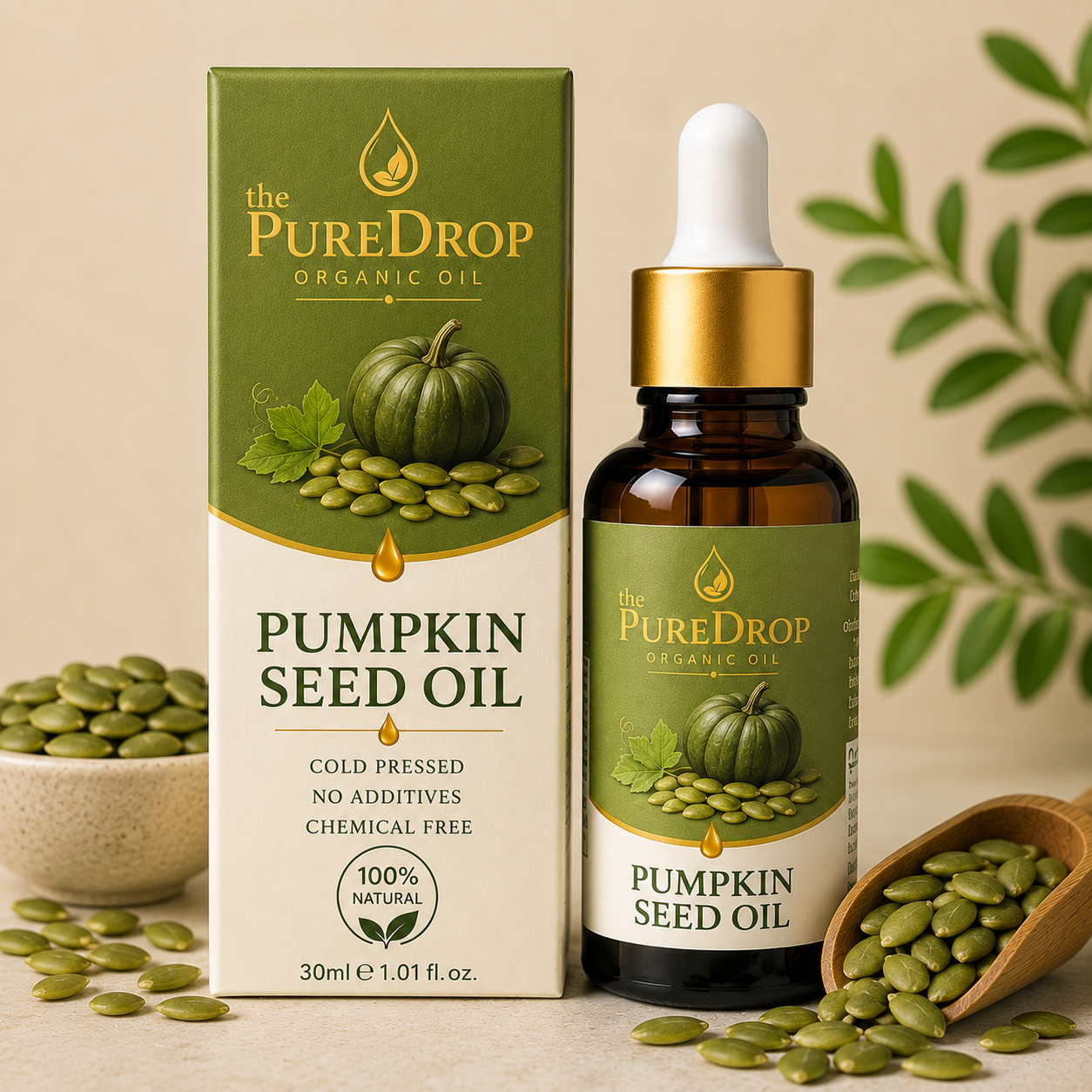 Premium Cold Pressed Pumpkin Seed Oil